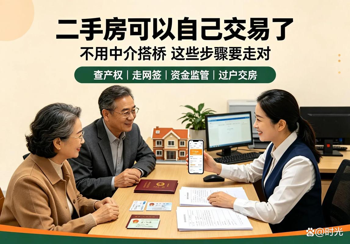 买卖二手房少花中介费!多地推行"自主交易"官方通道,操作流程